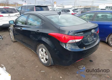 2013 Hyundai Elantra Gls from USA, damaged, VIN KMHDH4AE7DU016704